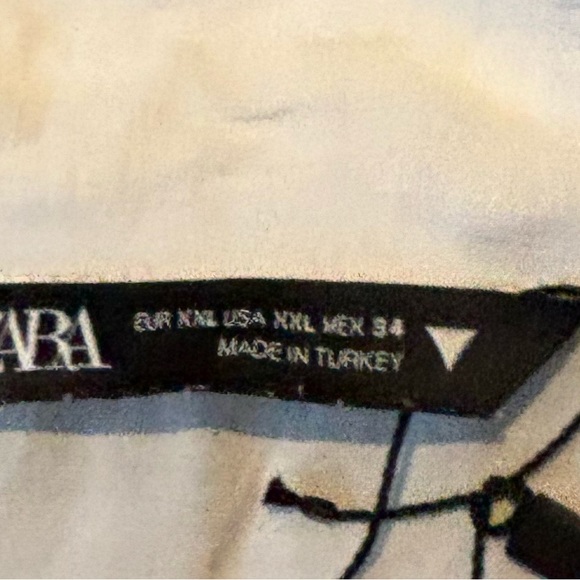 ZARA flowy Ecru oversized shirt - Picture 15 of 16